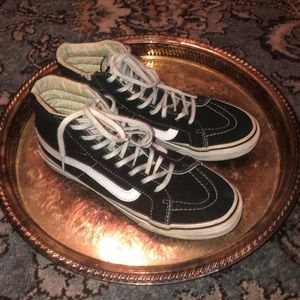 Sk8-hi black vans original high tops